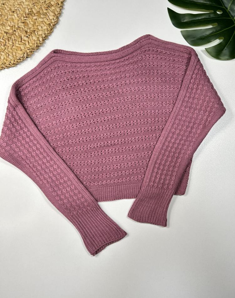 کراپ بافت آستین دار 577